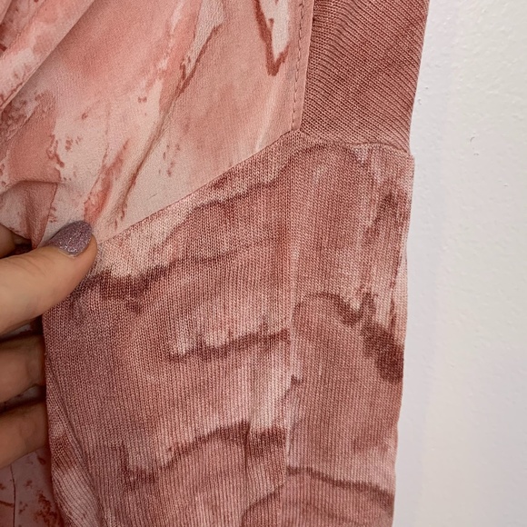 Red Haute Rust Abstract Quarter Sleeve Blouse - Picture 6 of 6